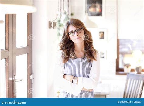 Portrait of Small Shop Owner Stock Image - Image of businesswoman, making: 38350943