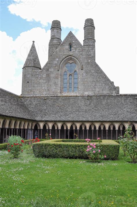 Mont St Michel Abbey France 5578210 Stock Photo at Vecteezy