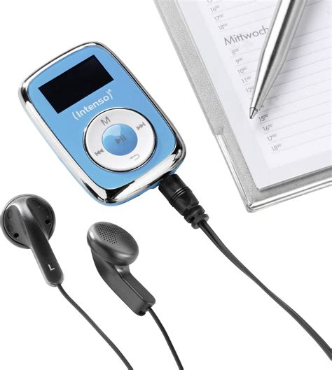 Intenso Music Movers MP3 player 8 GB Blue Clip | Conrad.com