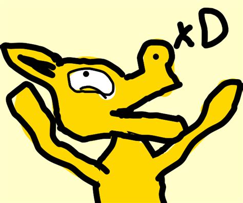 Kangaroo Laughing - Drawception