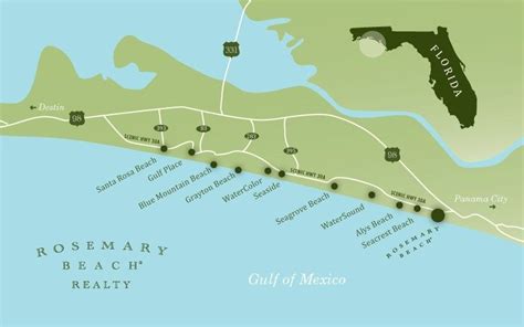 Map Of Rosemary Beach Florida | Maps Of Florida