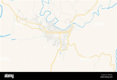 Printable street map of Cartago, Colombia. Map template for business ...