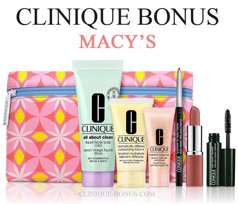 Clinique Bonus at Macy's | Clinique gift, Clinique gift with purchase ...