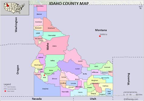 Canyon County Idaho Map