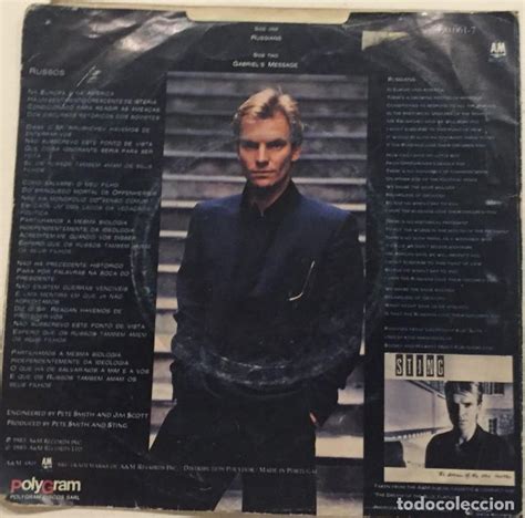 sting - russians - Comprar Singles Vinilos música Pop - Rock Extranjero ...