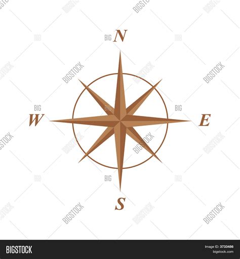 Compass Rose Vector & Photo (Free Trial) | Bigstock