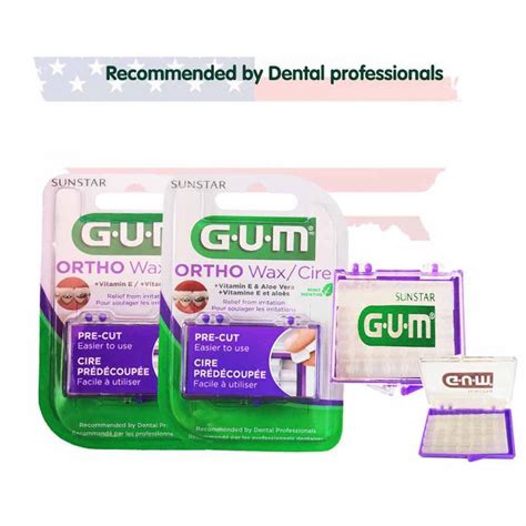 GUM Orthodontic Braces Protect Wax UK | eBay