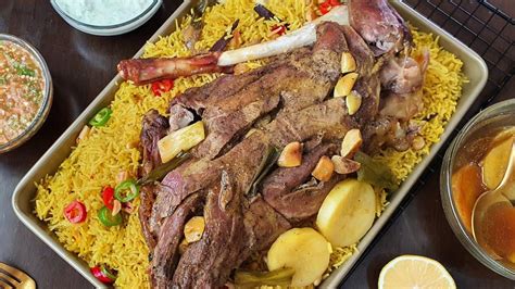 Lamb Leg Roast Arabic style with Mandi Rice | Lamb leg recipes, Recipes ...