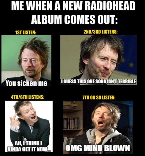 Pin by Janet Leung on Funny Radiohead | Radiohead, Radiohead albums, You funny