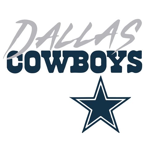 Dallas Cowboys Logo Svg Digital File, Dallas Cowboys Svg, Da - Inspire Uplift