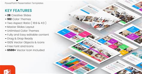 Project Portfolio PowerPoint Presentation Template, Presentation Templates - Envato Elements