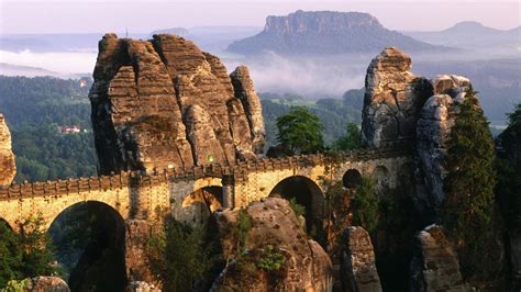 arch bridge, history, arch, bridge - man made structure, ancient, 1080P, building exterior, the ...