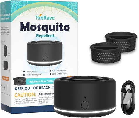 Amazon.com: Mosquito Repellent Outdoor Patio, Rechargeable Electronic ...