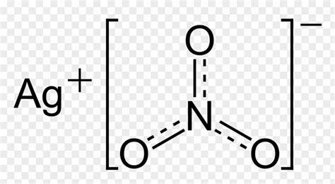 Silver Nitrate Lewis Structure Symbol PNG Image - PNGHERO