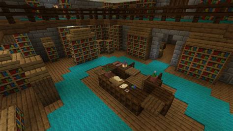 How to Build a Library in Minecraft | DiamondLobby