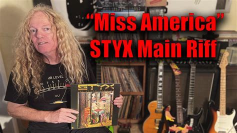 Free Guitar Lessons - Miss America, STYX Main Riff - YouTube