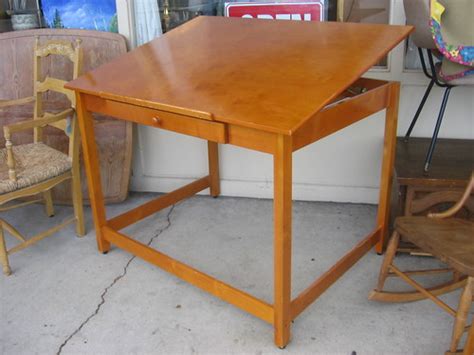 SOLD: Wooden drafting table, 48x36, ~33.5" tall | The Living… | Flickr