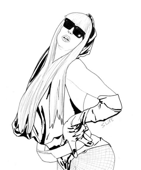 Lady Gaga Sketch by jwientjes on DeviantArt