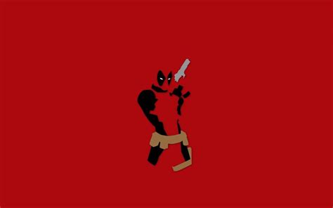 🔥Deadpool Minimalist - Android, iPhone, Desktop HD Backgrounds / Wallpapers (1080p, 4k) - #204075