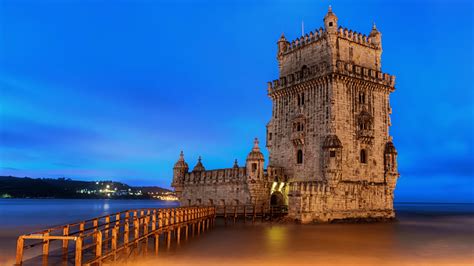 Set As Background - Belém Tower (#910481) - HD Wallpaper & Backgrounds Download