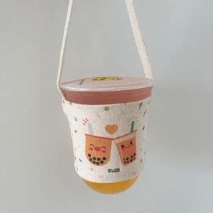 Boba Bubble Milk Tea Mug Carrying Case Cup Holder Beverage Holder - Etsy
