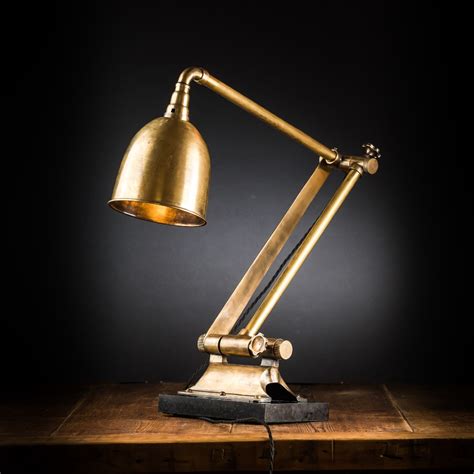 Vintage Articulated Brass Desk Lamp — Felix Lighting Specialists | Vintage Industrial Lighting