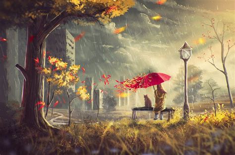 Rainy Fall Wallpaper (78+ images)