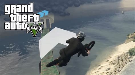 EPIC BIKE STUNT! (GTA V RACE TO VICTORY #21) - YouTube