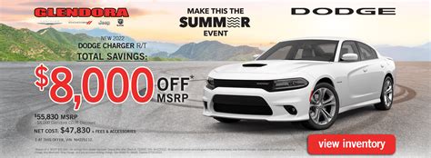 Current New Vehicle Specials Offers | Glendora Chrysler Dodge Jeep Ram