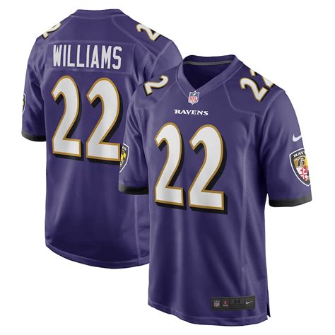 Men’s Baltimore Ravens Damarion Williams Nike Purple Player Game Jersey – Official Baltimore ...