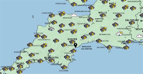 Met Office predicts thunderstorms set to hit parts of Devon - Devon Live