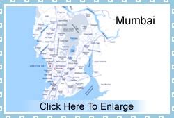 Map of Mumbai, Maharashtra