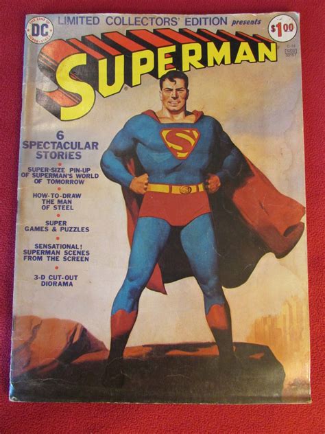 DC Comics superman Limited Edition Comic Oct/nov. 1974 - Etsy