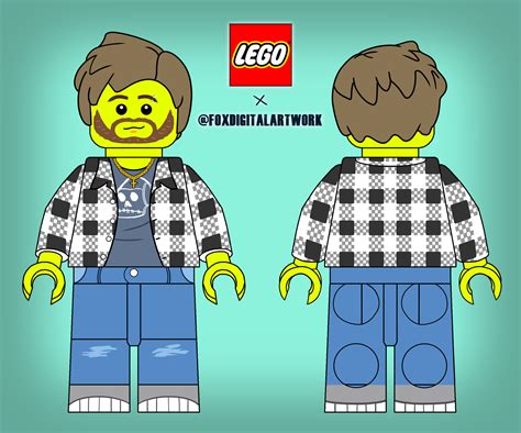 ArtStation - Custom Lego Minifigure based on myself