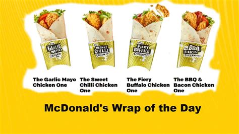 Mcdonald's Menu Uk Prices Wrap Of The Day - Walang Merah