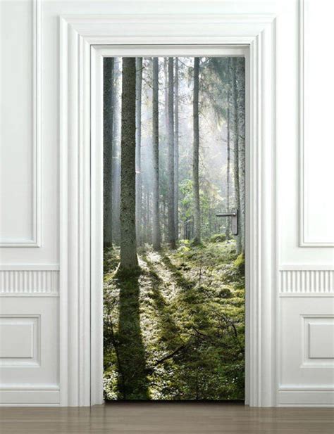 Forest Door Mural, Forest Door Wallpaper, Forest Nature Door Wall ...