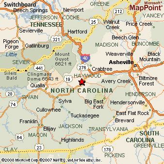 Where is Waynesville, North Carolina? see area map & more