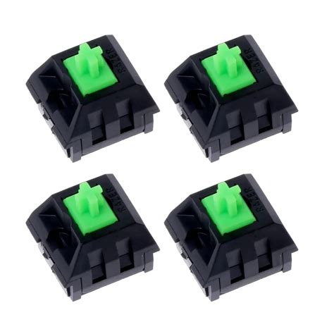 4Pcs Green Switches Axis for Razer Gaming Mechanical Keyboard for Cherry MX 3pin Switch-in ...