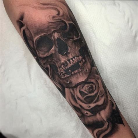 Skull Forearm Tattoos