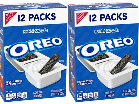 Handi-Snacks OREO Cookie Sticks 'N Creme Dip 12-Count ONLY $6.48 on ...