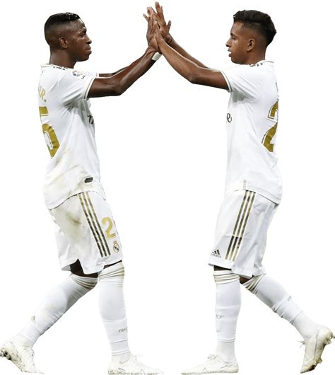 Vinícius Júnior & Rodrygo Goes Real Madrid football render - FootyRenders