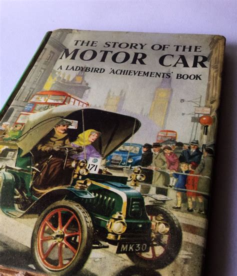 Vintage English book Story of the motor car, car collectibles, antique ...