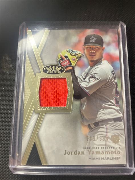 Jordan Yamamoto Tier One Relic Card - Etsy