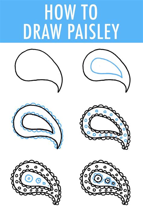 Let me teach you something useful: how to draw paisley. It's easy--really! The entire diagram is ...