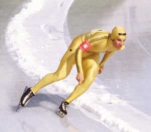 Speed skating legend Eric Heiden. 5 gold medals out of 5 skating races ...