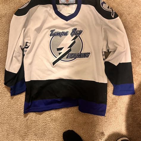 Tampa bay Lightning’s hockey jersey - Depop