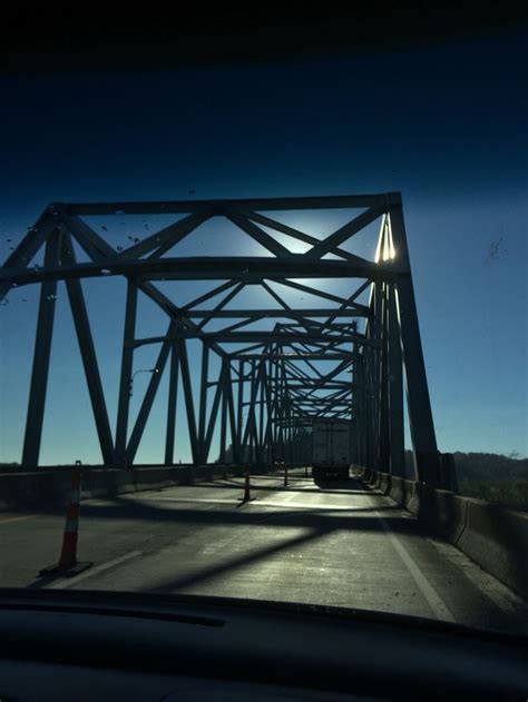 The Silver Memorial Bridge Point Pleasant, WV | Country roads, West virginia, Bay bridge