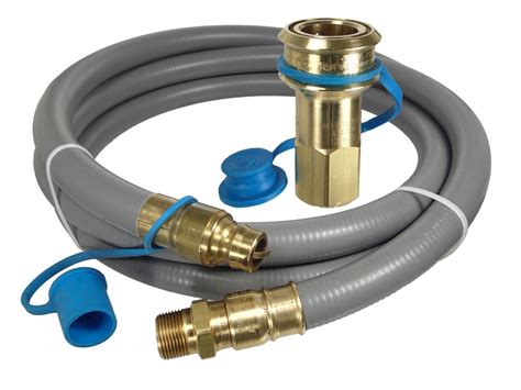 3/4 Ball Valve Quick Connect Natural Gas Hose Connector Kit, 43% OFF