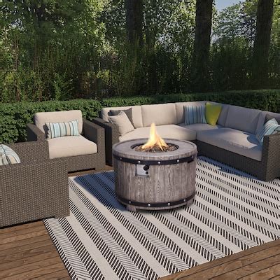 Round Fire Pits Table Fire Pits & Patio Heaters at Lowes.com