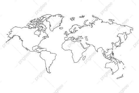 World Map Sketch Vector Design Images, Best Popular World Map Outline ...